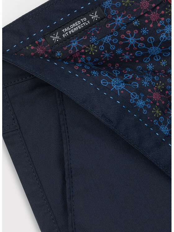 Pako Lorente Pako Lorente Spodnie materiałowe P22WF-WX-005 Granatowy Slim Fit