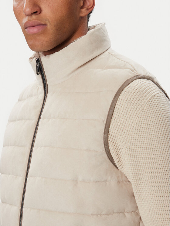 Milestone Milestone Жилетка за костюм 630372 60915 Бежов Regular Fit