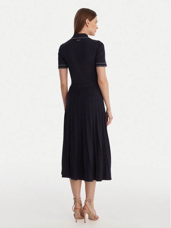 MICHAEL Michael Kors MICHAEL Michael Kors Rochie tricotată MR683C0BFD Bleumarin Slim Fit