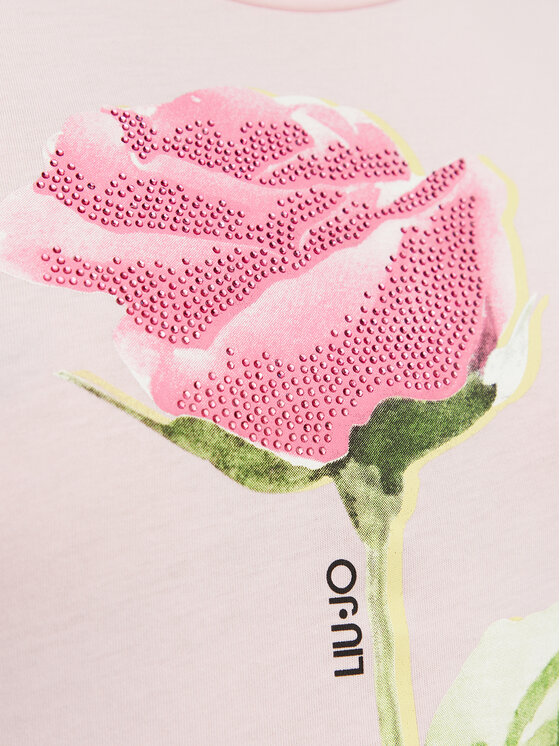 Liu Jo Liu Jo T-krekls WA6477 JS923 Rozā Regular Fit