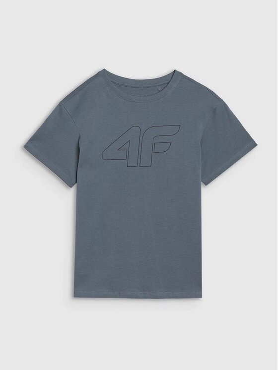 4F 4F T-Shirt 4FJWSS25TTSHM2325-46S Zielony Oversize