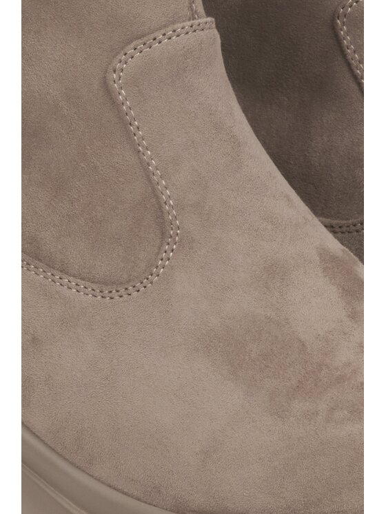 Estro Estro Μποτάκια με λάστιχο ER00116166 Μπεζ