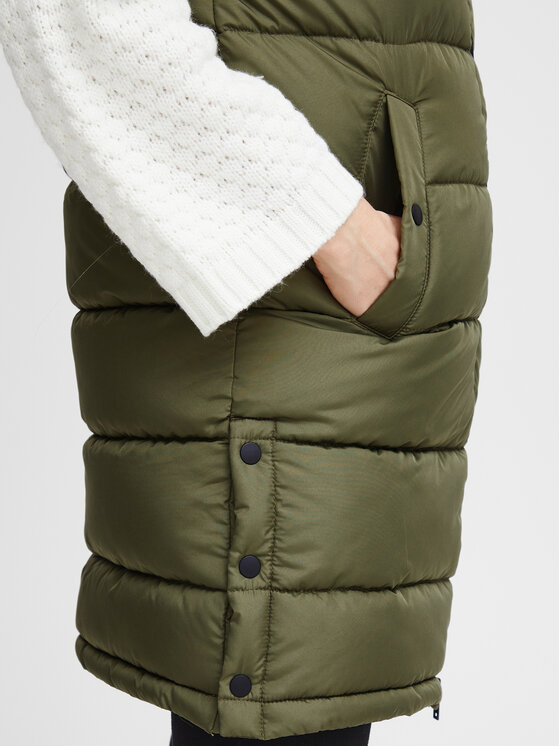 Fransa Fransa Bezrękawnik 20612165 Khaki Regular Fit