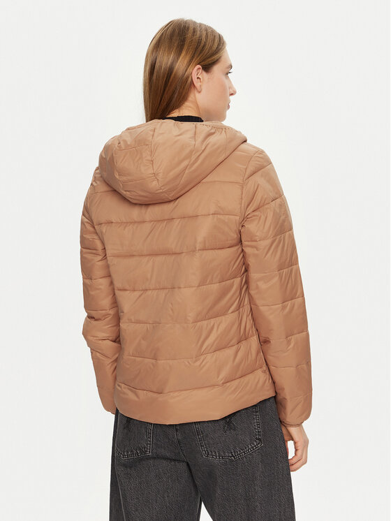 Roxy Roxy Зимно яке Wind Bliss ERJJK03618 Бежов Relaxed Fit