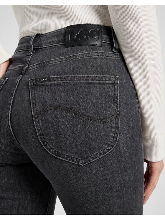 Lee Lee Jeansy CAROL Szary Slim Leg