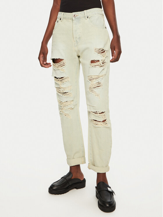 One Teaspoon One Teaspoon Džinsai Saints 26698 Žydra Boyfriend Fit