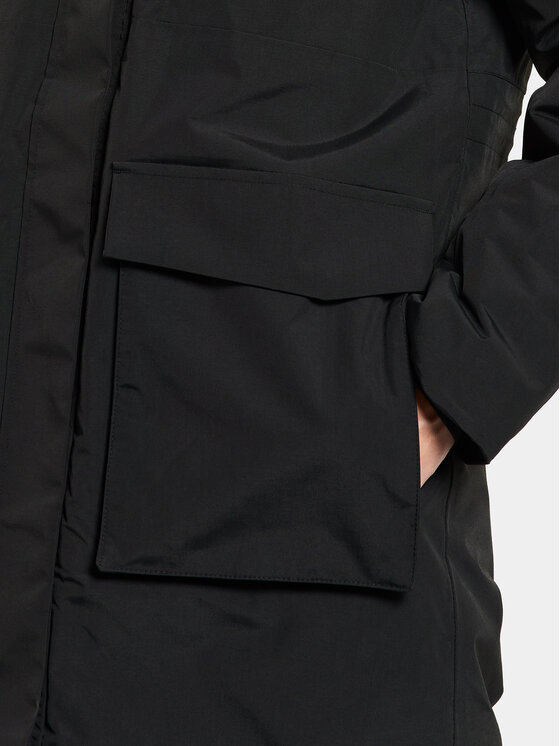 Didriksons Didriksons Parka Leya 504846 Fekete Relaxed Fit