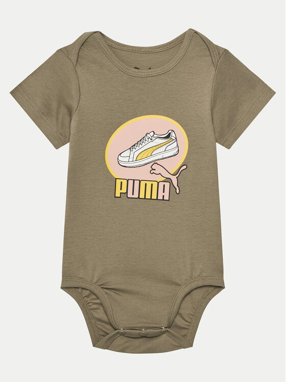 Puma Puma Set di 2 body da neonato Minicats 686290 Multicolore