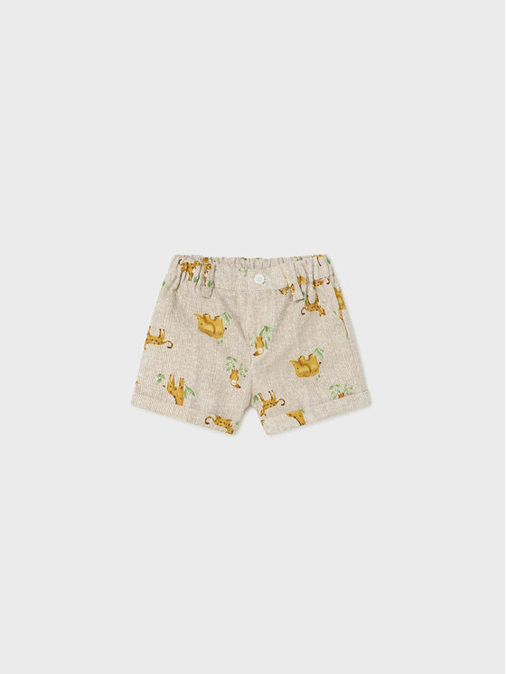 Mayoral Mayoral Stoffshorts 1257 Braun Regular Fit