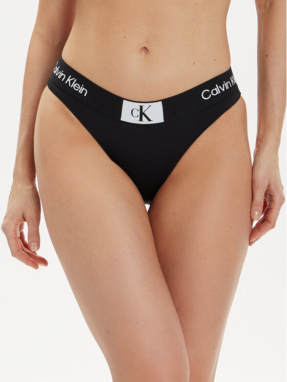 Calvin Klein Swimwear Bikini partea de jos KW0KW02353 Negru