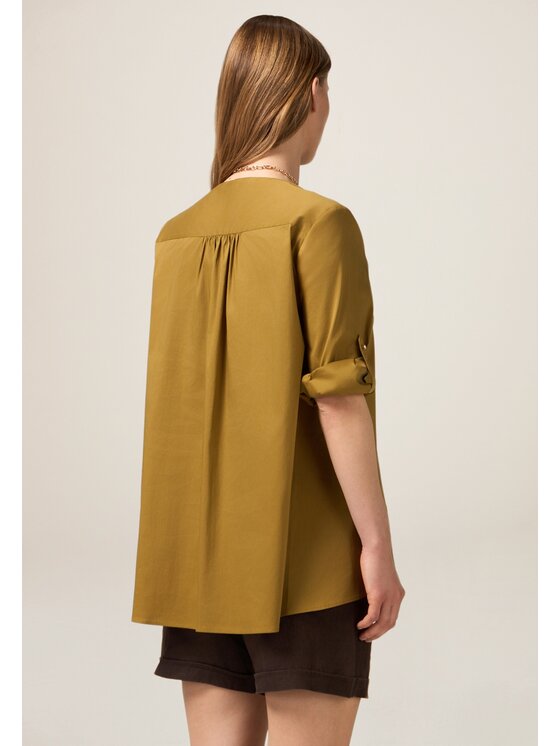 Oltre Oltre Blusa 2462R103021N025 Verde Over Fit