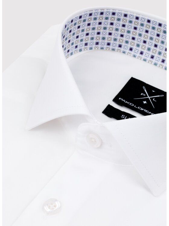 Pako Lorente Pako Lorente Koszula P25SF-1X-052 Biały Slim Fit