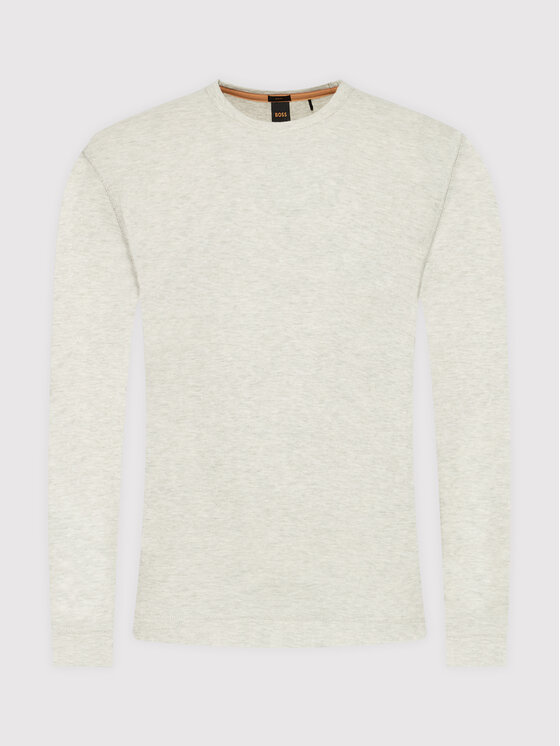 BOSS Boss Longsleeve krekls Tempest 50472309 Pelēks Slim Fit