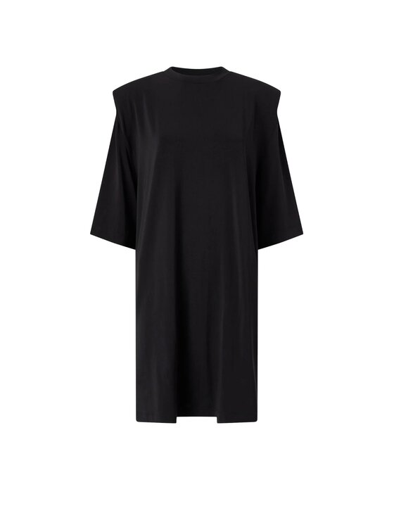 PINKO PINKO Šaty ALLIE ABITO JERSEY CREPE PESAN Čierna Regular Fit