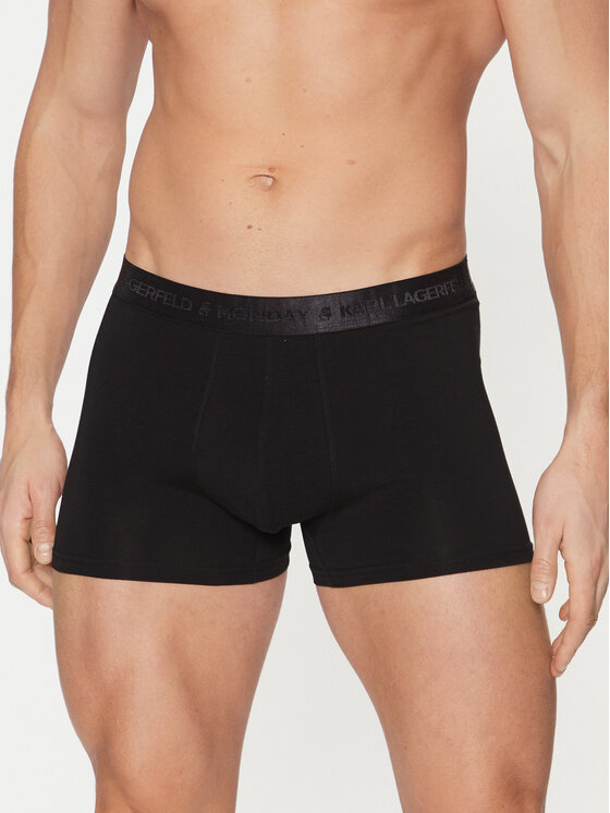 KARL LAGERFELD KARL LAGERFELD 7 db-os boxeralsó szett A1M47118 Fekete