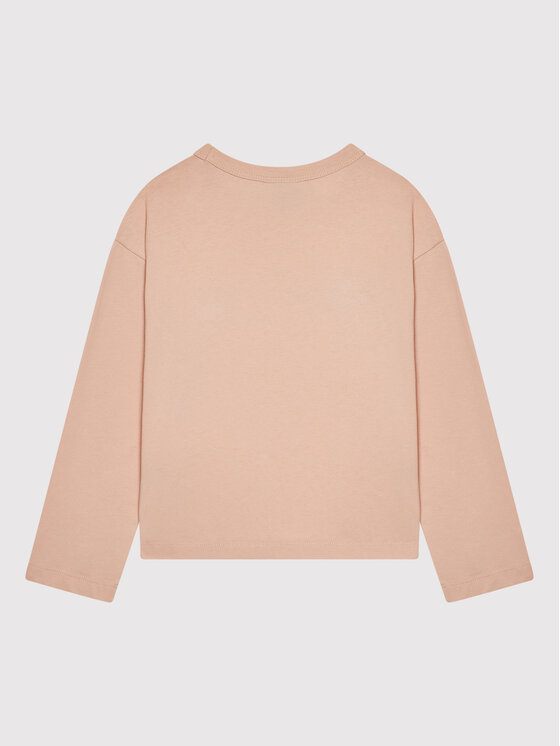 Blusa Logo Script 404233 Rosa Regular Fit
