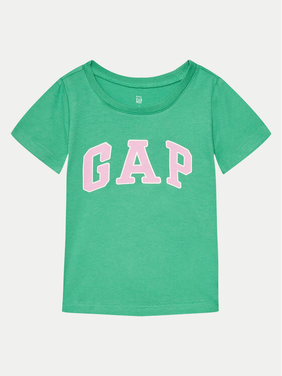 Gap T-krekls 862123 Zaļš Regular Fit