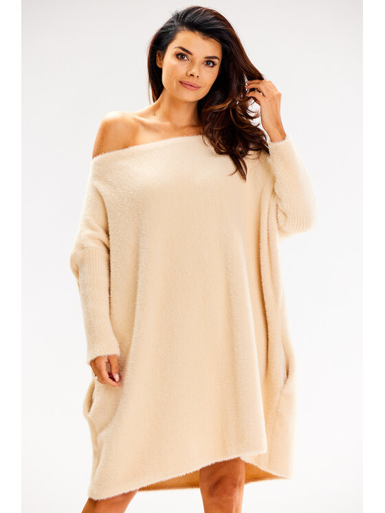 Awama Awama Maglione A618 Beige Basic Fit