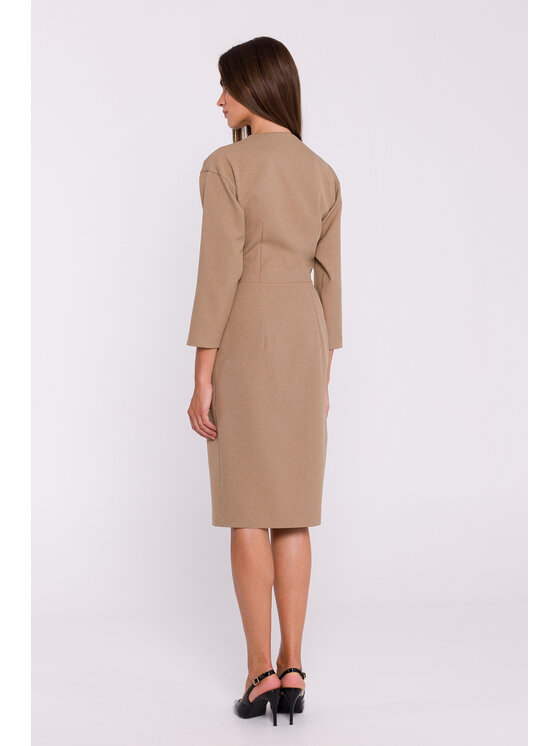 Stylove Stylove Večerné šaty S374 Béžová Ladies Fit