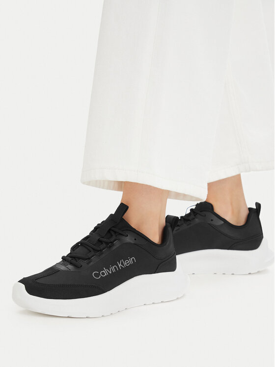 Calvin Klein Sneakers Light Eva Runner Nyl-Sue HW0HW03149 Negru