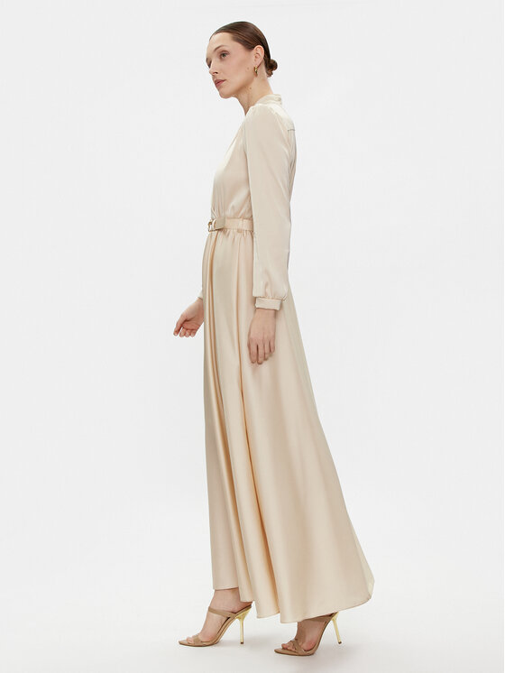 Rinascimento Rinascimento Abendkleid CFC0117875003 Beige Regular Fit