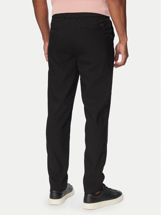 BOSS BOSS Kalhoty z materiálu Kane1 50557859 Černá Regular Fit