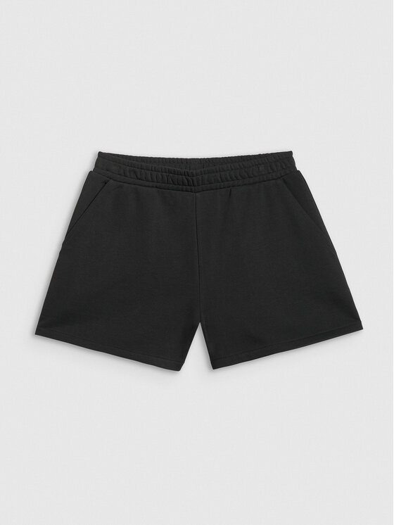 4F 4F Αθλητικό σορτς ESSENTIAL 4 Μαύρο Regular Fit