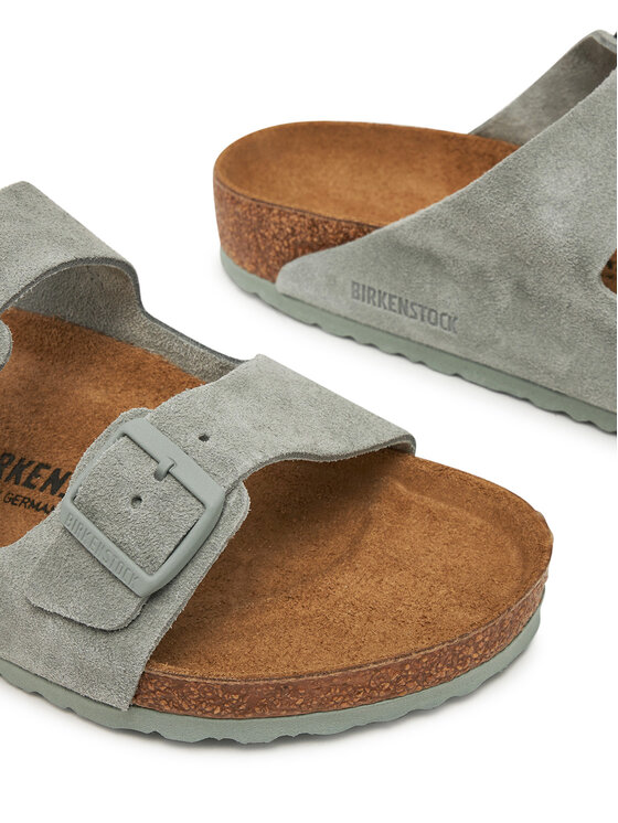 Birkenstock Birkenstock Παντόφλες Arizona zamsz 1029146 Πράσινο