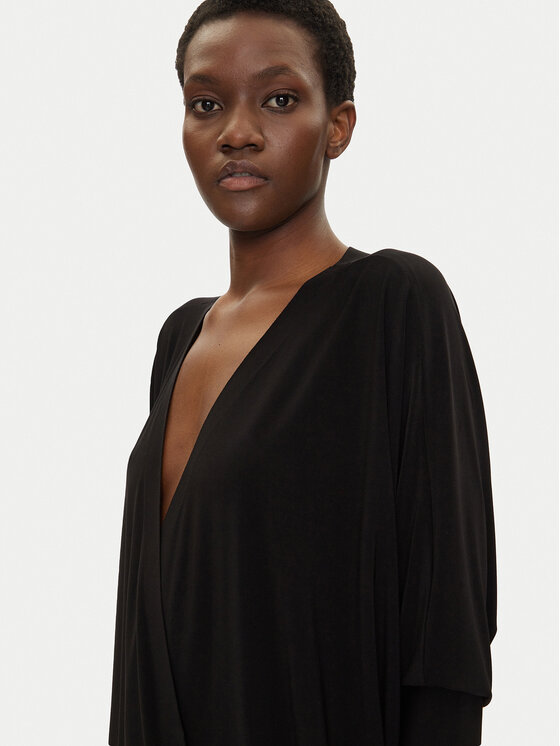 NORMA KAMALI NORMA KAMALI Kokteilinė suknelė KK4243PLG66001 Juoda Regular Fit