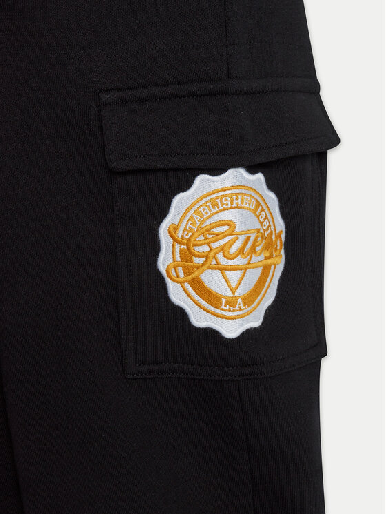 Guess Guess Pantaloni da tuta L4YQ12 KA6R4 Nero Regular Fit