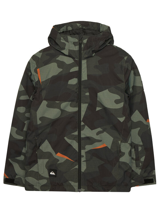 Quiksilver Kurtka snowboardowa Mission EQBTJ03199 Zielony Regular Fit