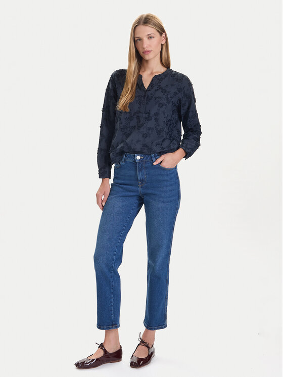 Vero Moda Vero Moda Džínsy Amara 10333585 Modrá Straight Fit