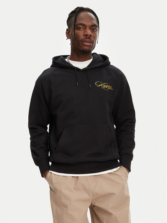 Kappa Kappa Felpa Nilufer 341T54W Nero Regular Fit