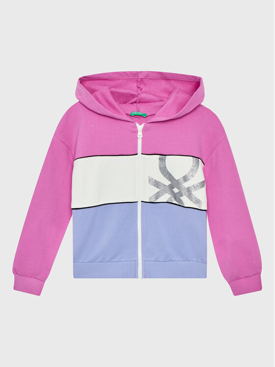United Colors Of Benetton Bluză 3GNSC501C Roz Regular Fit