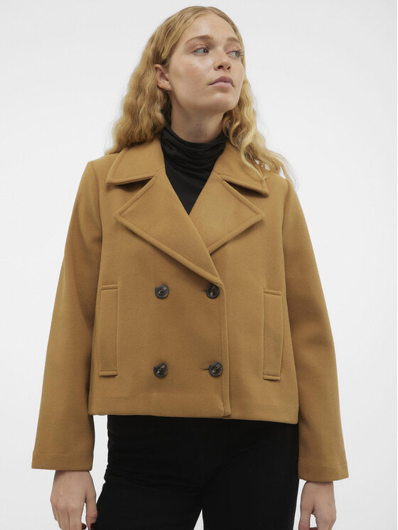 Vero Moda Vero Moda Μπουφάν μεταβατικό Vincemia 10300488 Καφέ Regular Fit