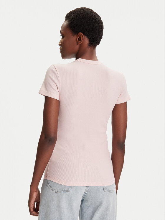 Lacoste Lacoste Majica TF5538 Roza Slim Fit