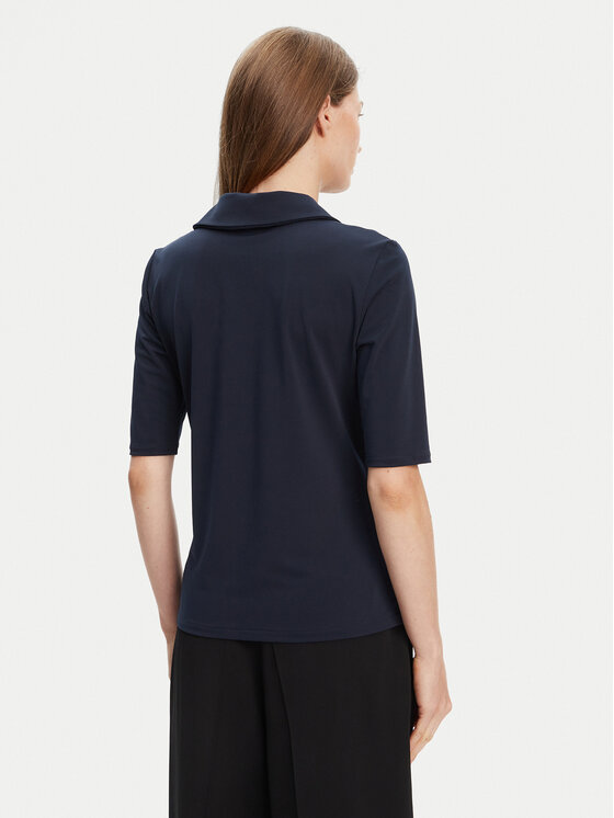 Calvin Klein Calvin Klein Polokošeľa LV044C221G Tmavomodrá Slim Fit