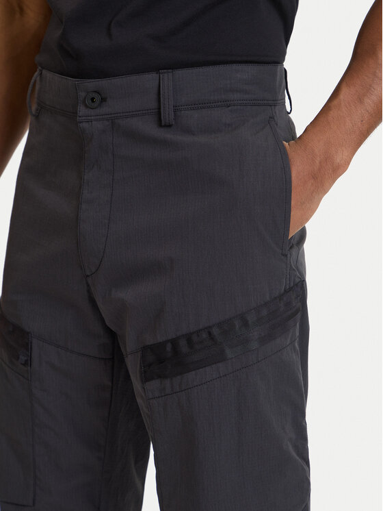 Parajumpers Parajumpers Pantaloni di tessuto Stow 26SMPMPARM05 Nero Regular Fit