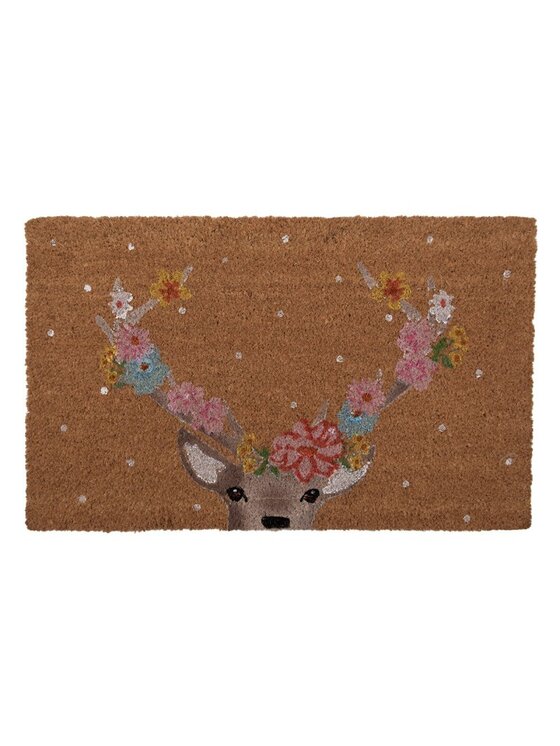Wycieraczka MIAhome, wejściowa kokos Deer with Flowers