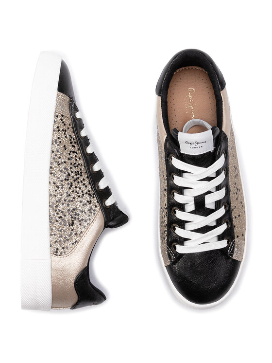 Pepe Jeans Pepe Jeans Laisvalaikio batai Kioto Stars PLS30850 Auksinė
