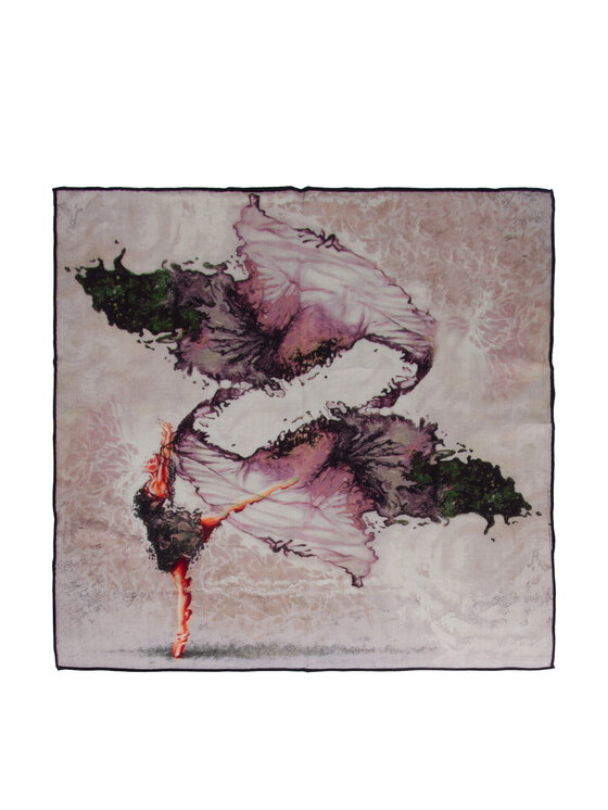 ALLORA BE UNIQUE ALLORA BE UNIQUE Foulard wełna z jedwabiem Verde