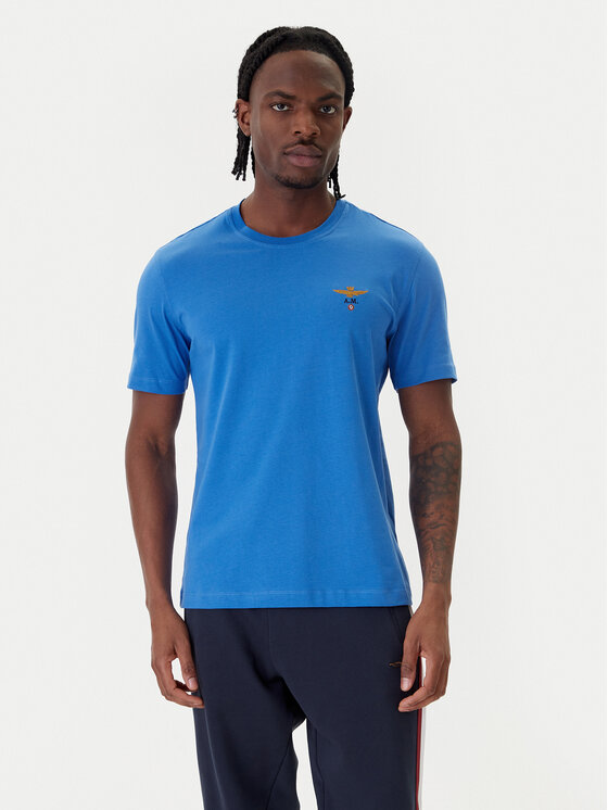 Aeronautica Militare Aeronautica Militare Футболка 261TS1580UJ00372 Голубий Regular Fit
