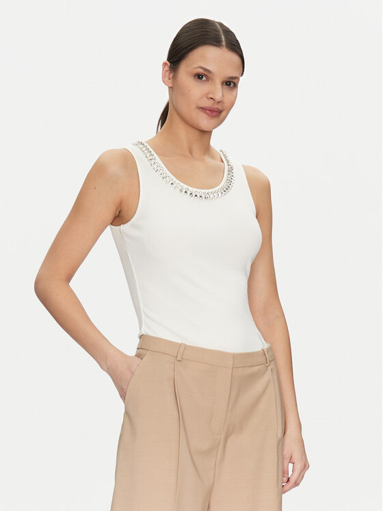 Guess Top 5RGP23 6299A Biela Regular Fit