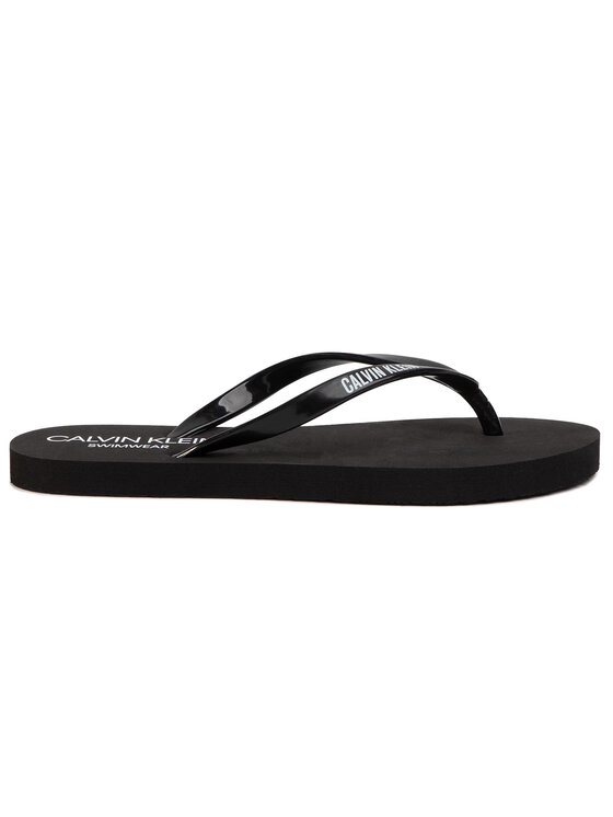 Calvin Klein Swimwear Calvin Klein Swimwear Japanke FF Sandals KW0KW01032 Crna