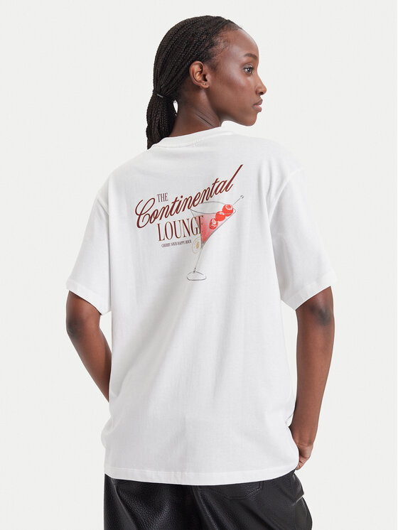 HUGO HUGO T-Shirt 50570362 Kremowy Regular Fit