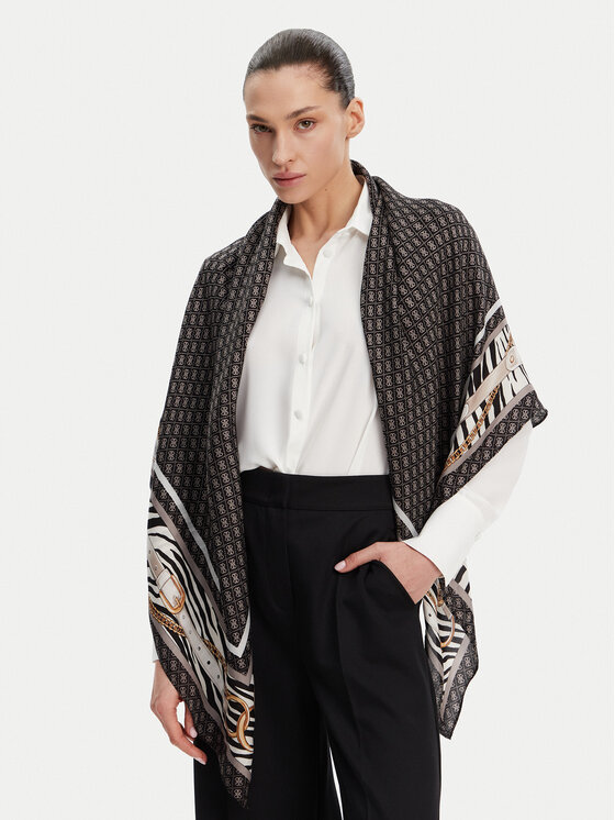 Damska Chusta Guess, Czarna, AW5302 SIL03