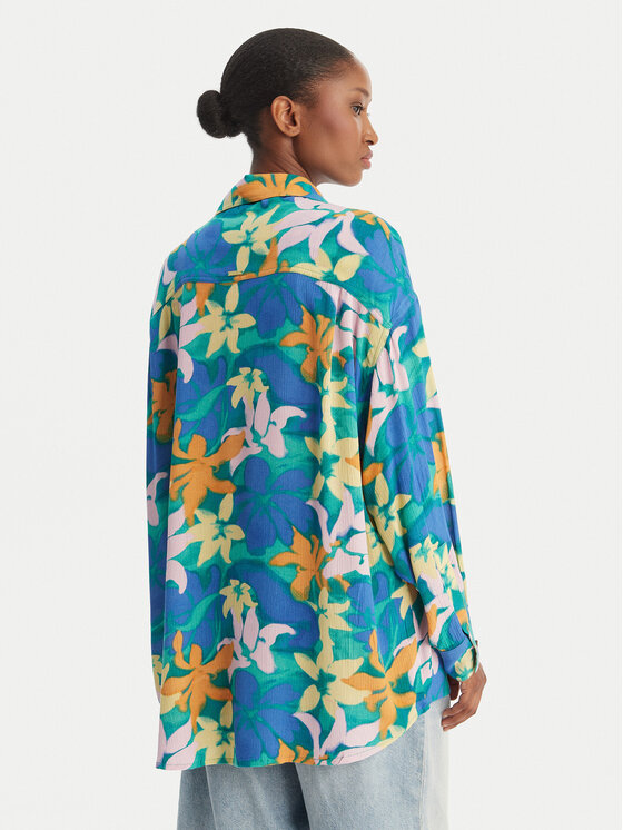Billabong Billabong Риза Summer Love EBJX603004 Син Oversize