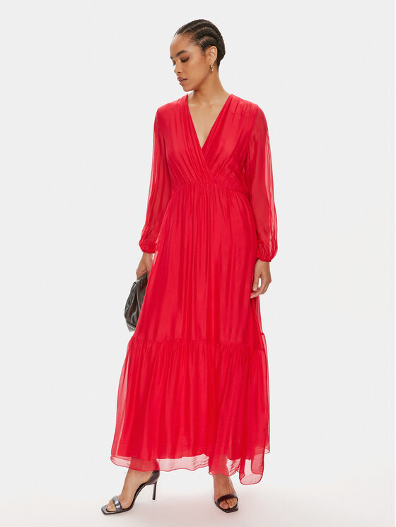 Dixie Dixie Suvekleit A207J102 Punane Regular Fit