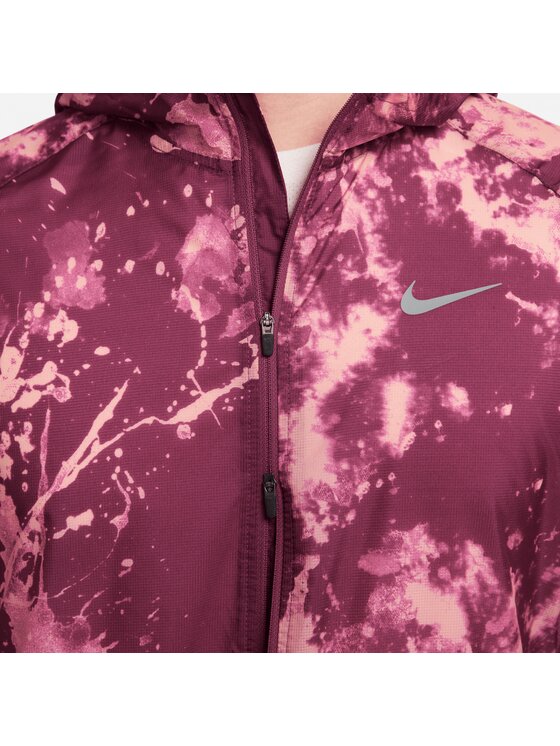Nike Nike Kurtka do biegania Repel Run Division Różowy Regular Fit