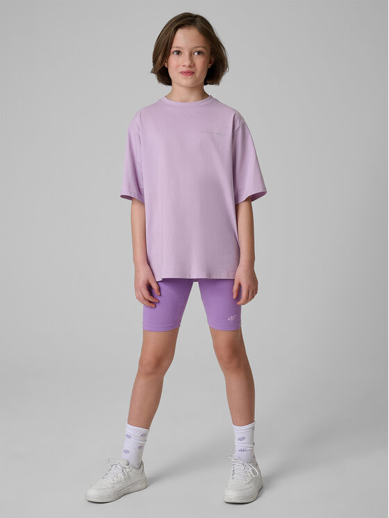 4F 4F Kolarki BASIC+ Fioletowy Regular Fit